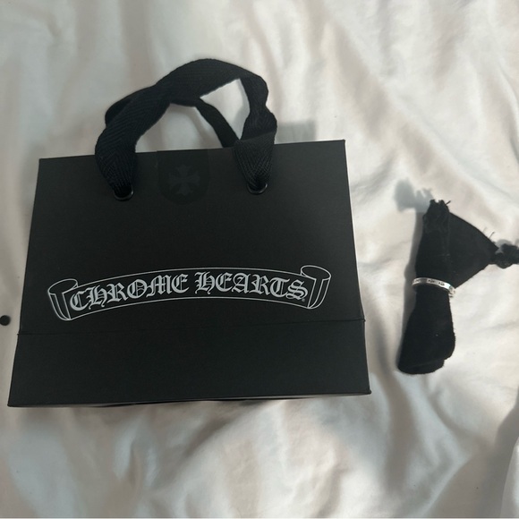 Chrome Hearts Other - Chrome Hearts Malibu FU 3mm Sterling Silver Ring unisex 5.5us NEW